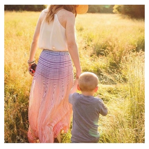 Anthropologie Geisha Designs Dawn Maxi Skirt